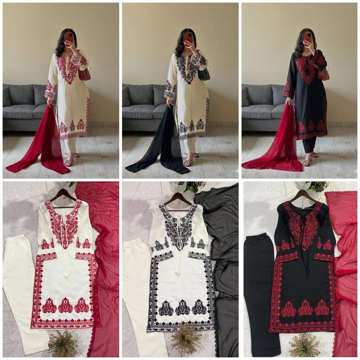 Desginer silk suit