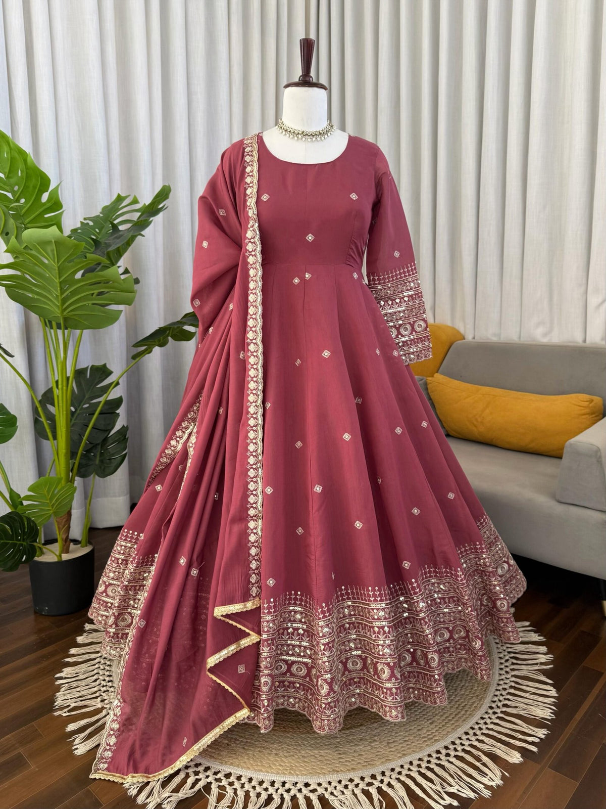 Heavy gown