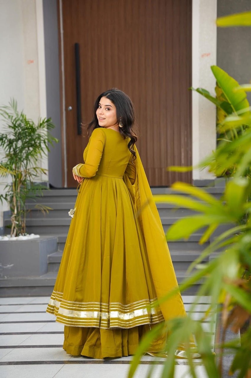 Mustard Color Gotta Work Palazzo Suit Set