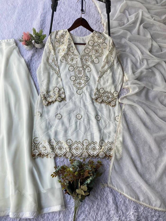 TOP PALAZZO WITH DUPATTA SET