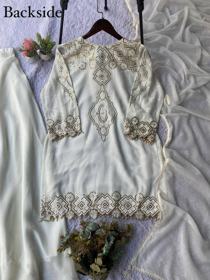TOP PALAZZO WITH DUPATTA SET