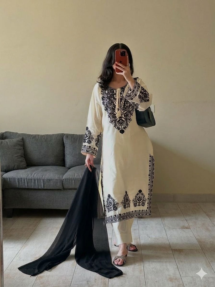 Desginer silk suit