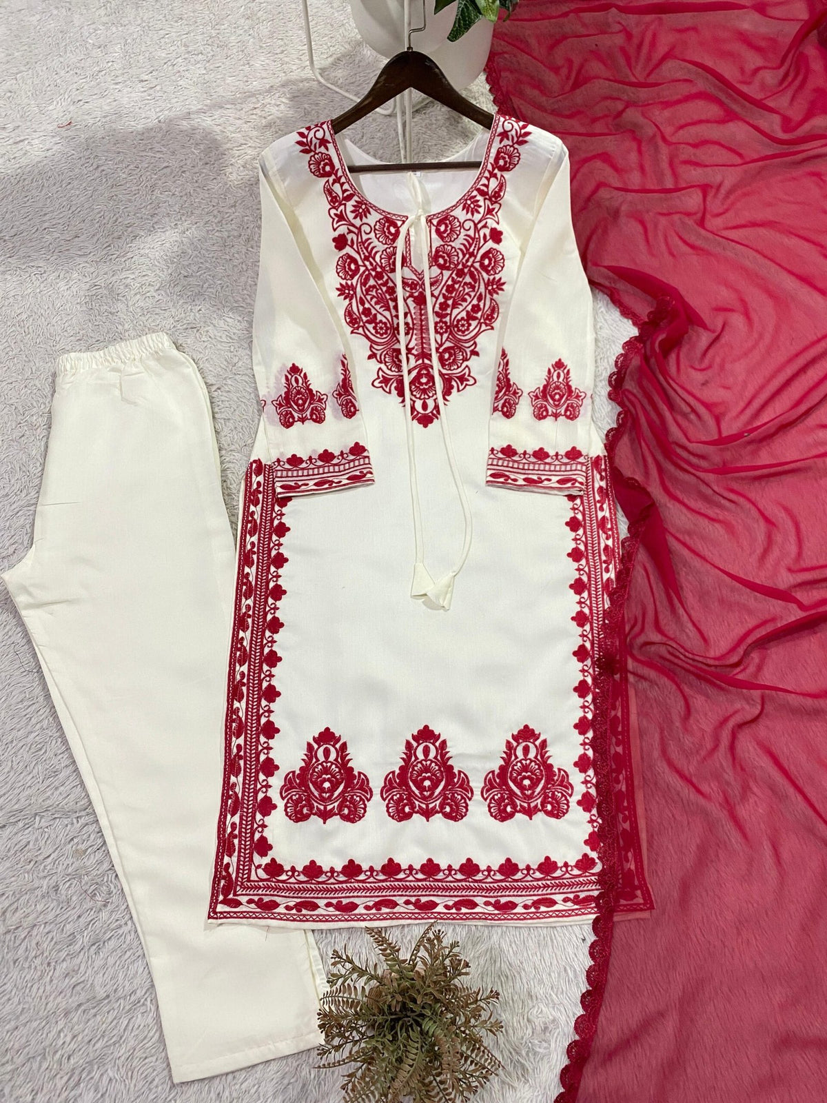 Desginer silk suit
