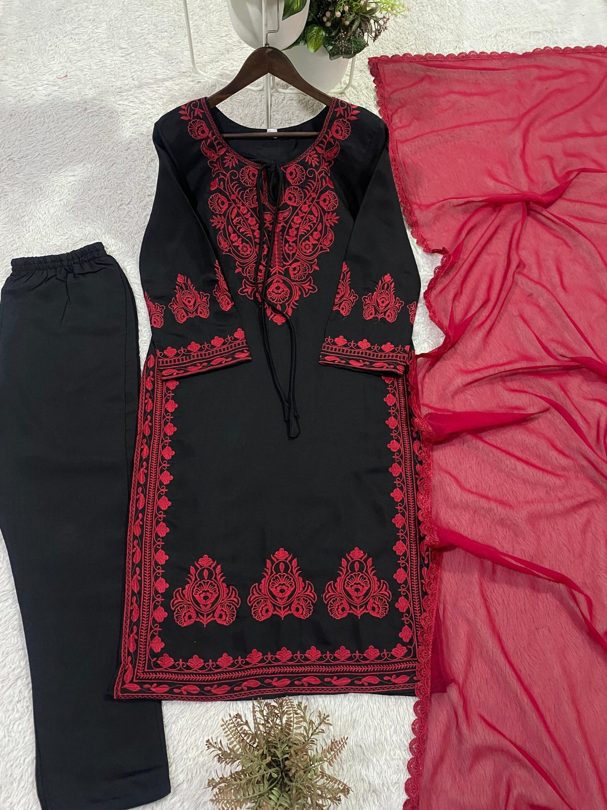 Desginer silk suit