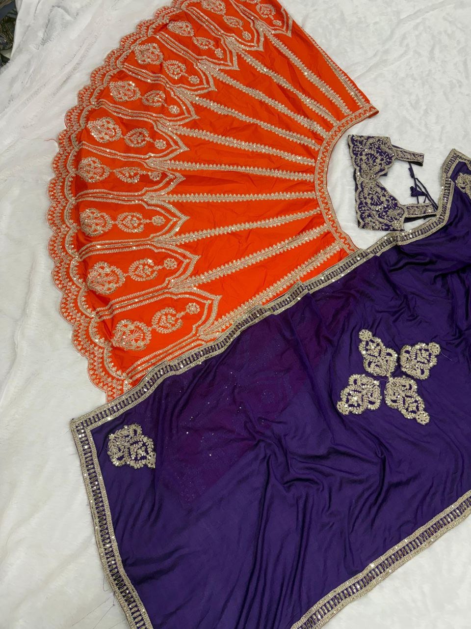 Premium Silk Two Tone Lehenga