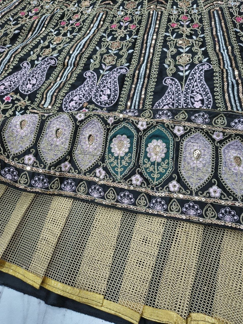Premium Kasturi Silk Lehenga