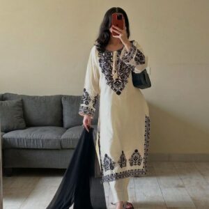 Desginer silk suit