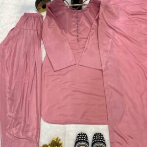 Party Wear Look Top With Farshi Suit