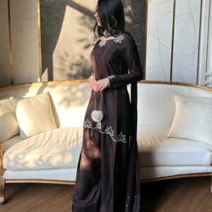 Embroidery Moti Work Farsi Suit