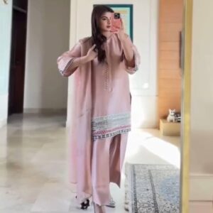 Embroidery Sequence Work Farsi Suit