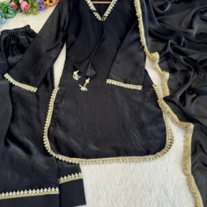 Black Farsi Style Salwar Suit