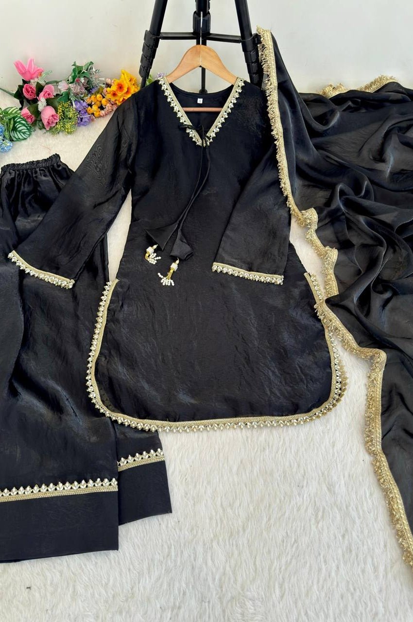 Black Farsi Style Salwar Suit Black Farsi Style Salwar Suit