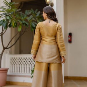 Banarasi Viscose Co-Ord Set – Elegant Ethnic Fusion