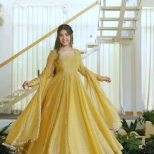 Designer Gown with Pent Set - KD 1641
