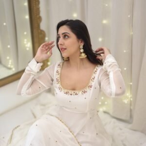 Gorgeous Apsara White Anarkali Suit Set